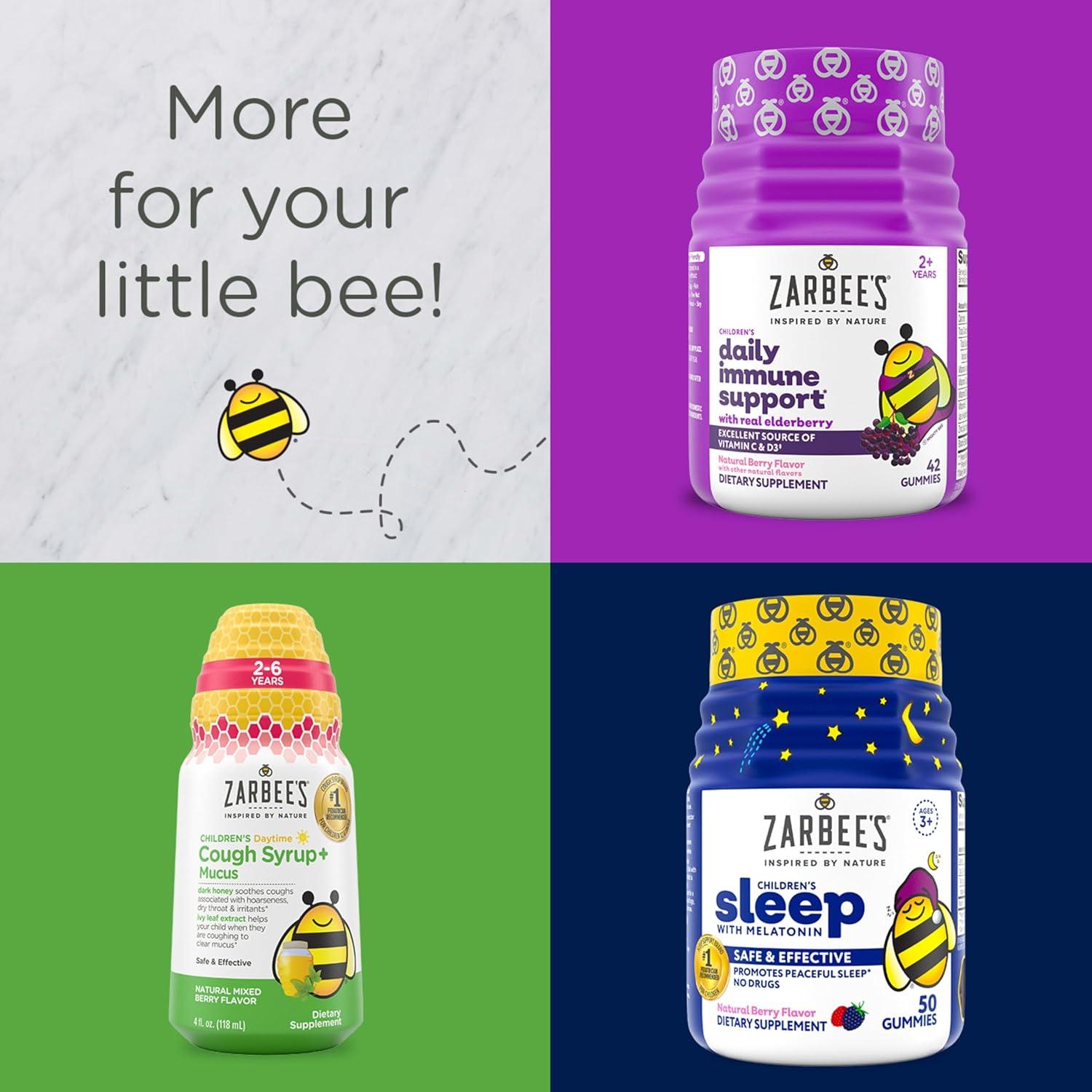 Gomitas Suaves para Dormir Zarbee's Niños 30ct Limón Frambuesa