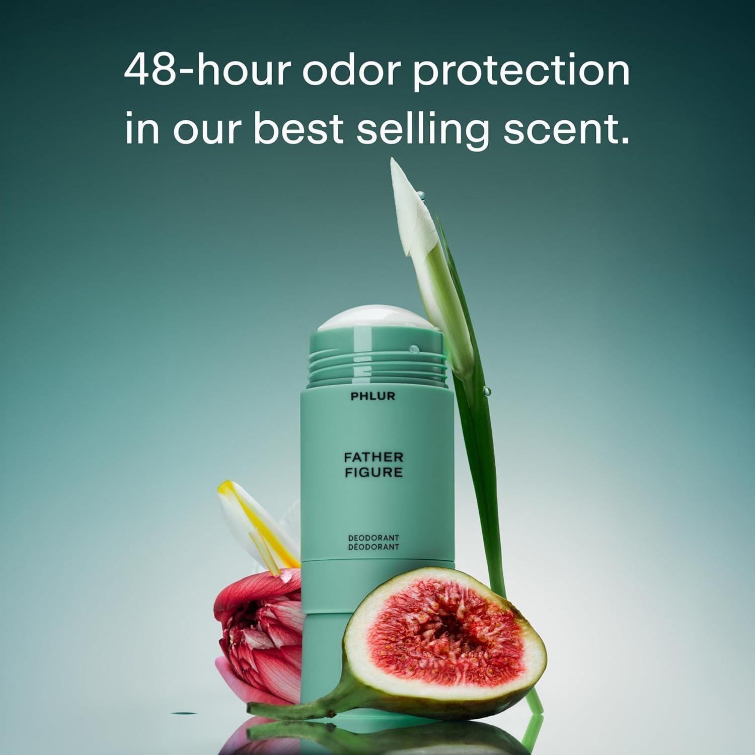 Desodorante Natural PHLUR Figura Paterna 117g - 48 Horas Sin Irritación