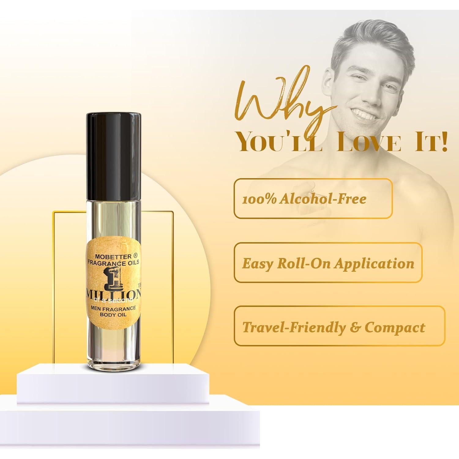 Aceite de Fragancia MoBetter 1 Millonésima de Segundo 32g