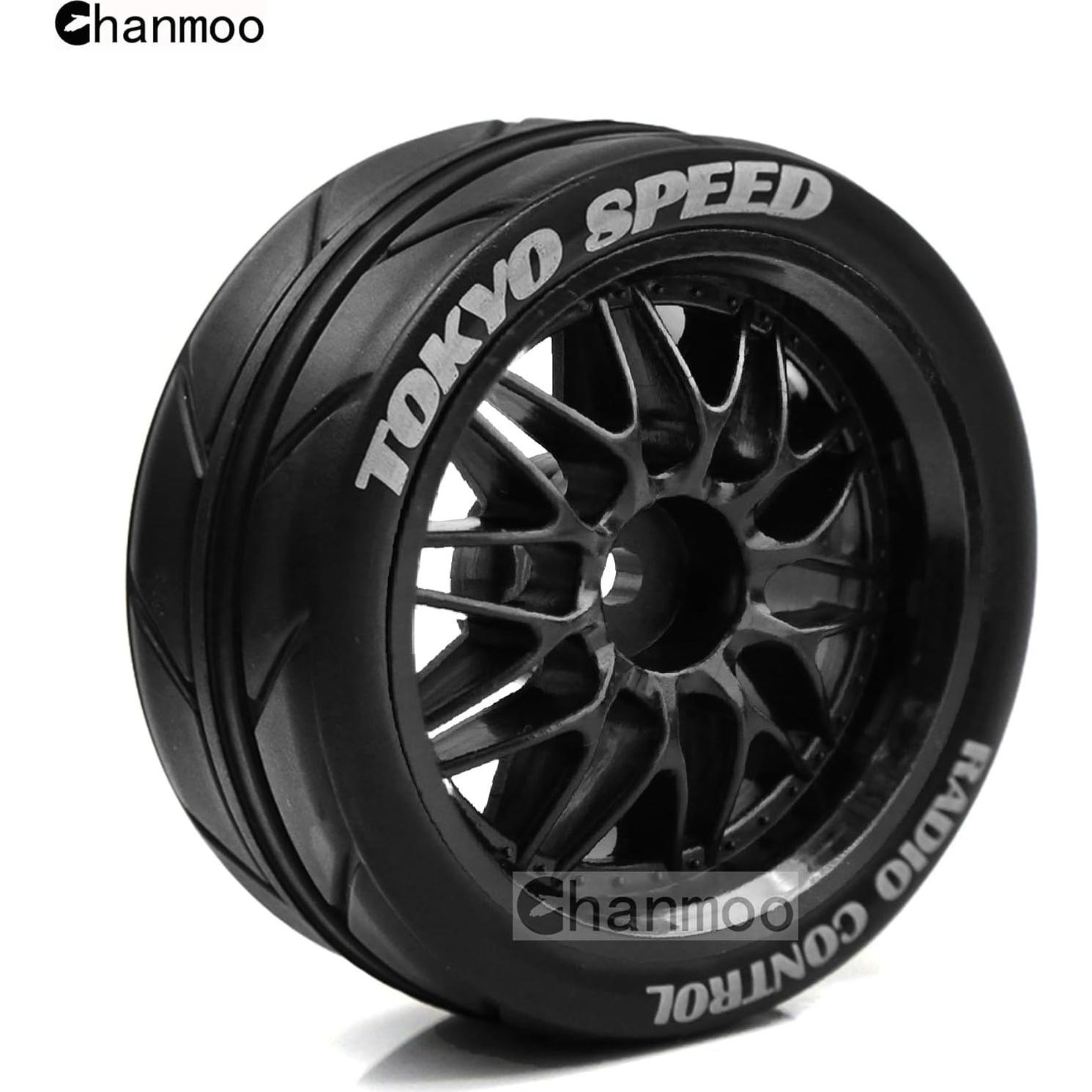 Neumáticos RC On Road 1/10 Chanmoo 65mm 4 Piezas Drift