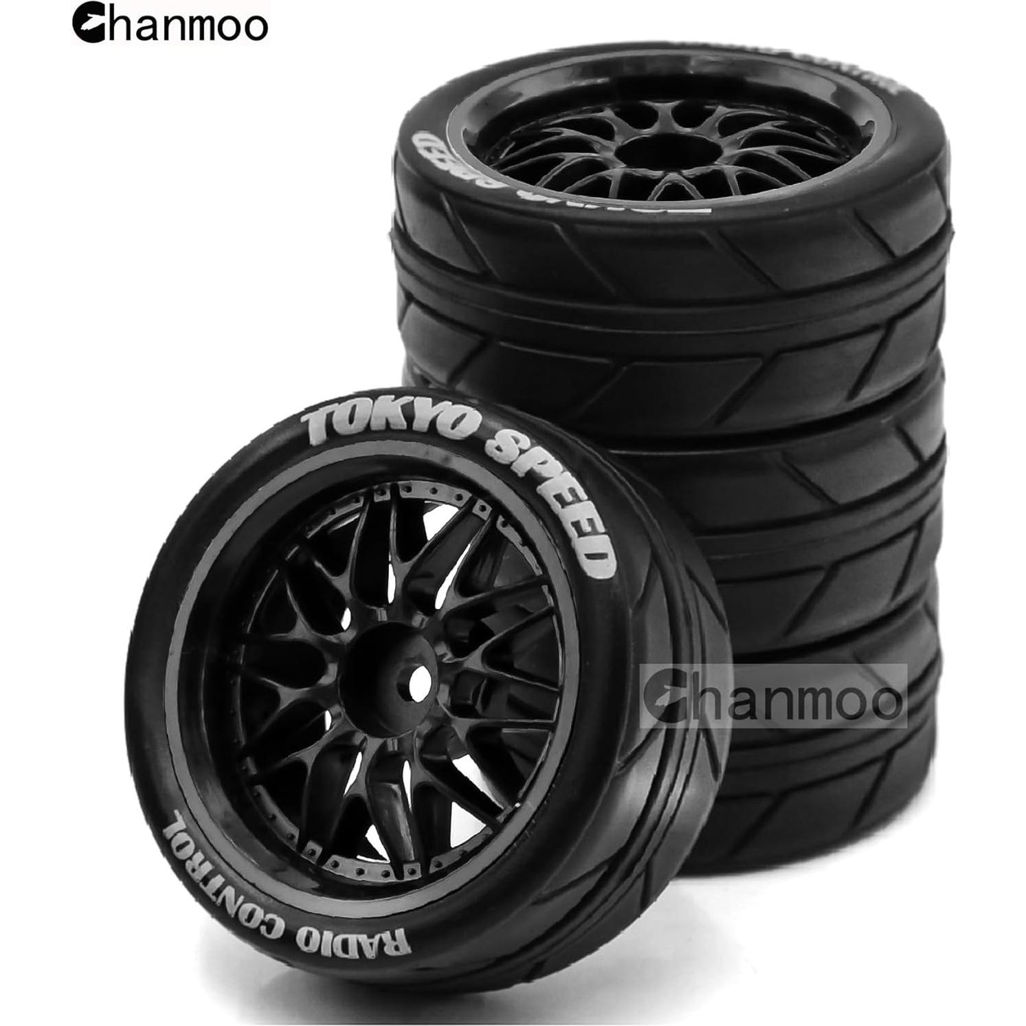 Neumáticos RC On Road 1/10 Chanmoo 65mm 4 Piezas Drift