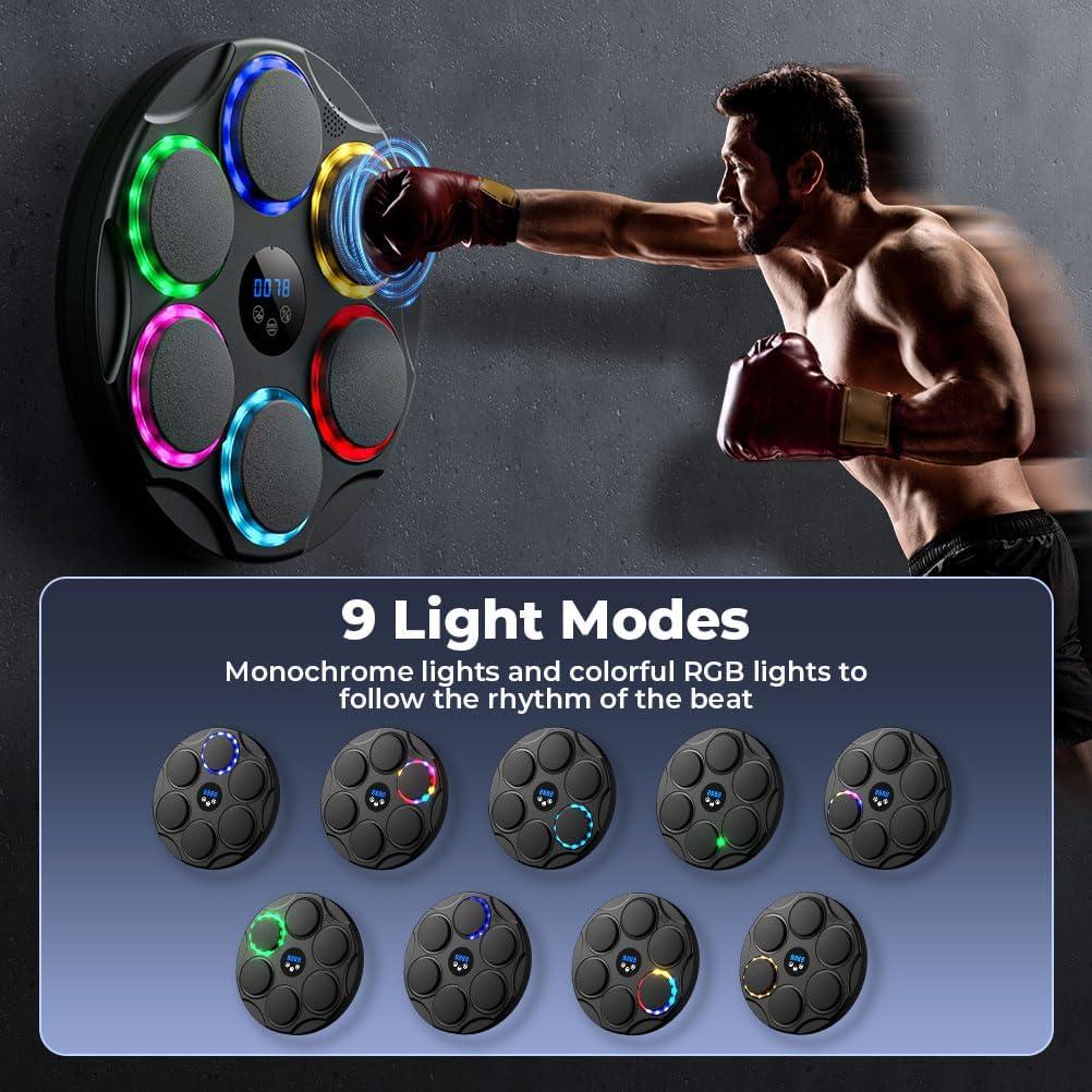 Máquina de Boxeo Musical VOSFEEL PW-030 Ajustable con Guantes