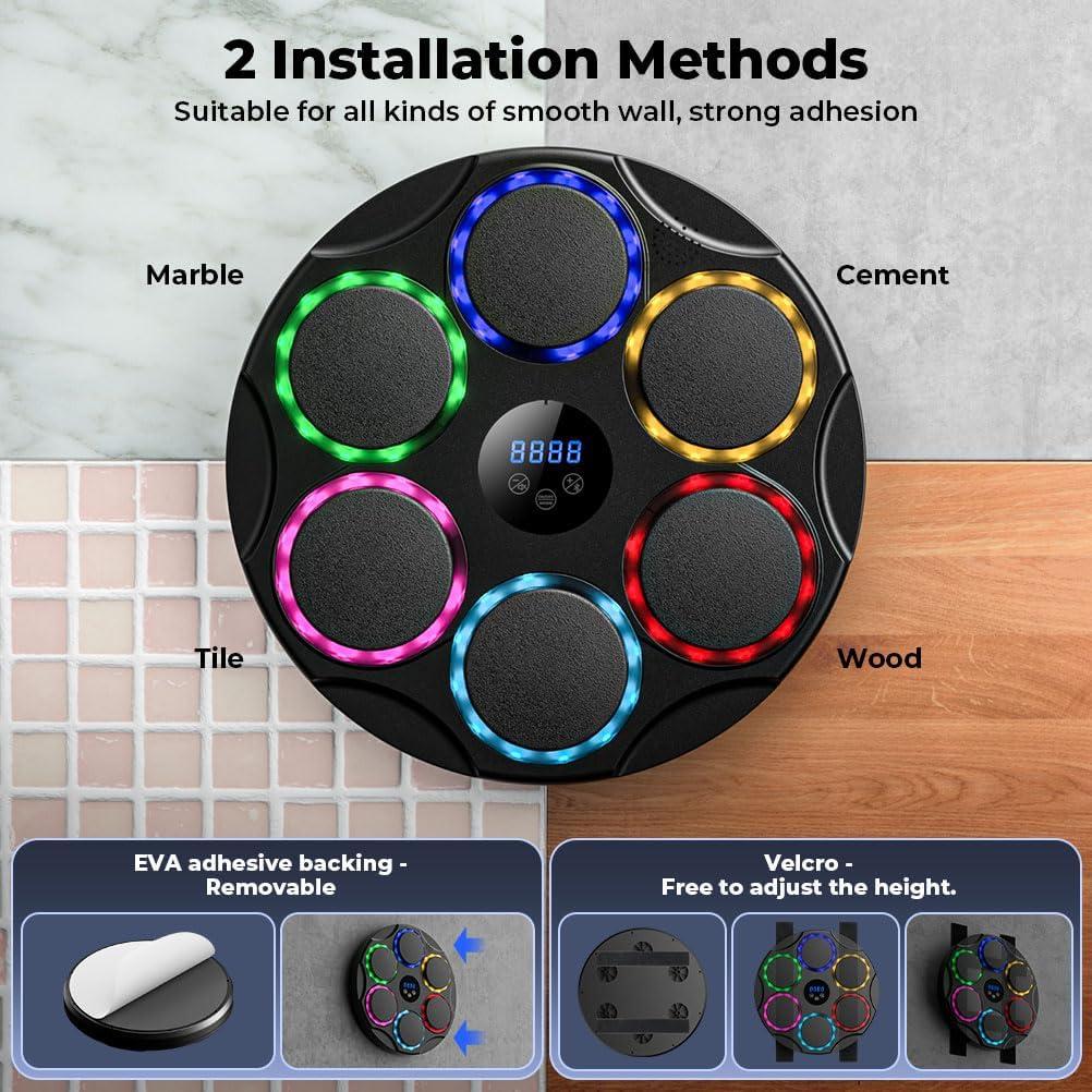 Máquina de Boxeo Musical VOSFEEL PW-030 Ajustable con Guantes