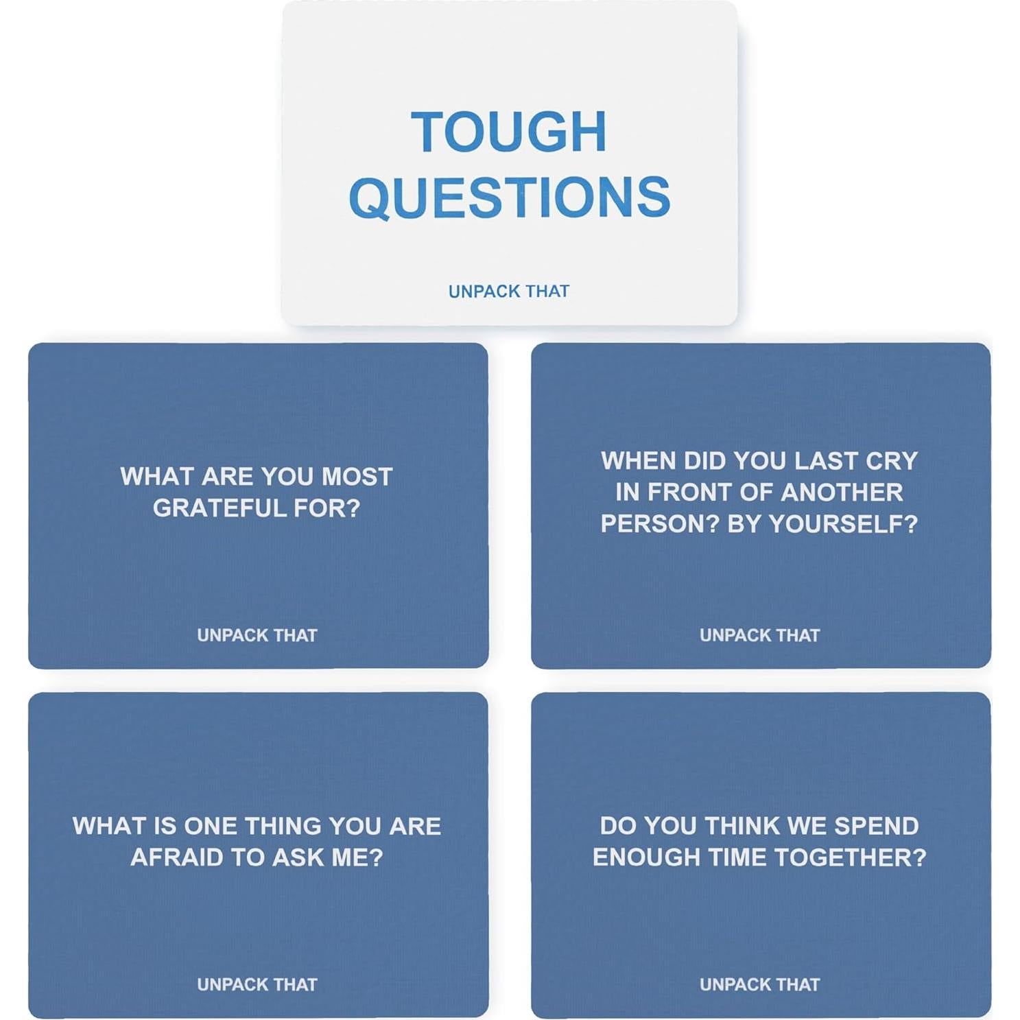 Juego de Cartas de Conversación Unpack That - 125 Preguntas