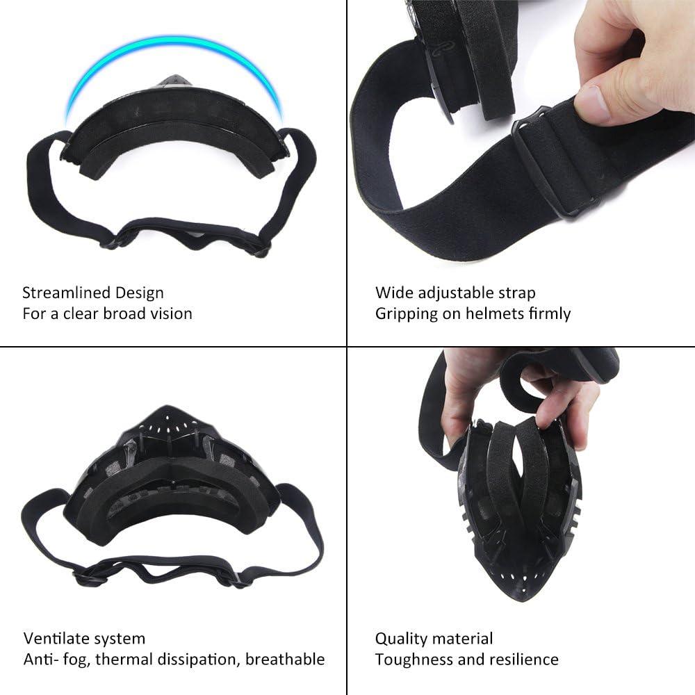 Gafas de motocross Dmeixs con lente clara y ajuste cómodo