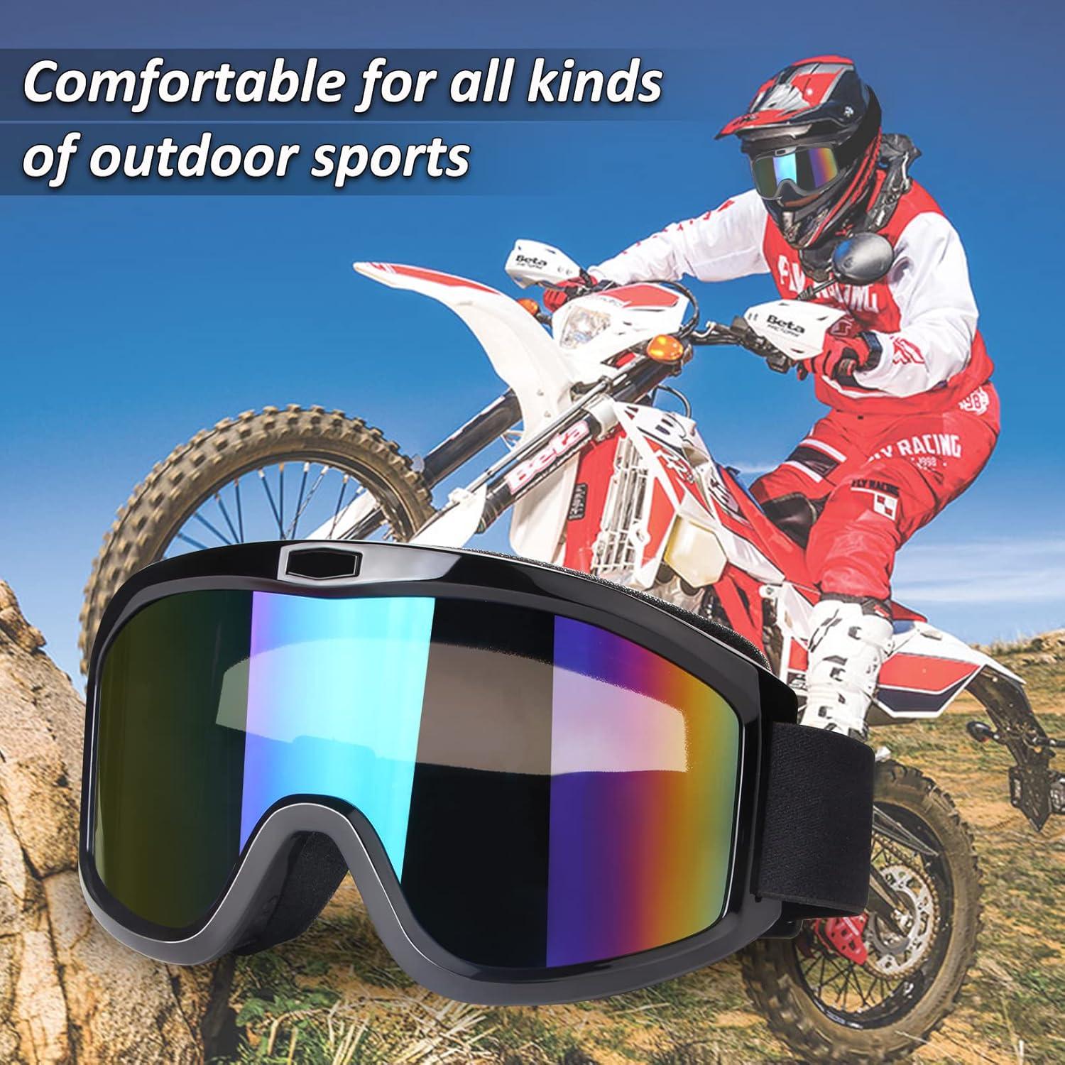 Gafas de Motocross Dmeixs GOGMSI Negro UV para Adultos