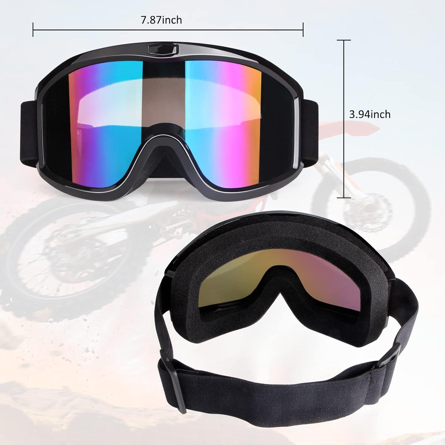Gafas de Motocross Dmeixs GOGMSI Negro UV para Adultos