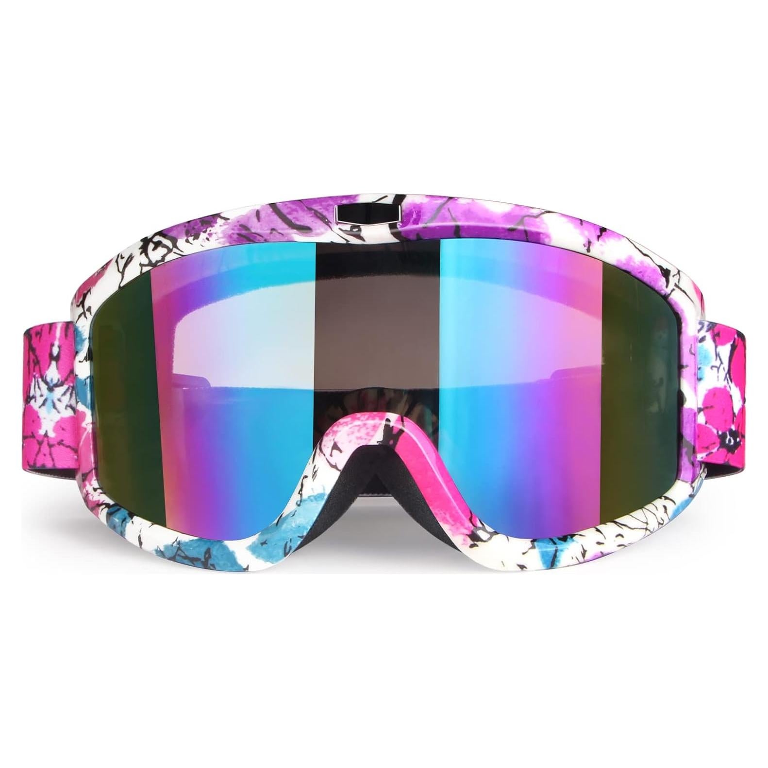 Gafas de Motocicleta Dmeixs GOGMSI Rosadas UV y Antirayaduras