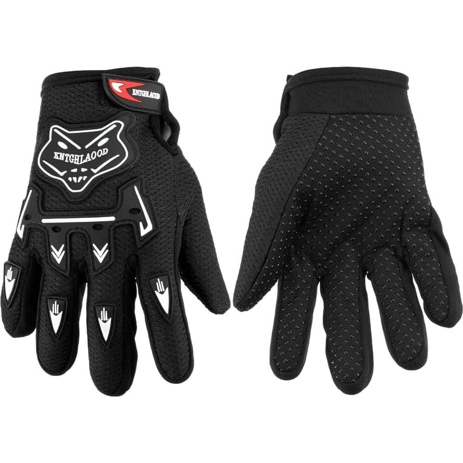 Guantes de Montar MRS para Niños ATV Ciclismo Negro 18x9cm