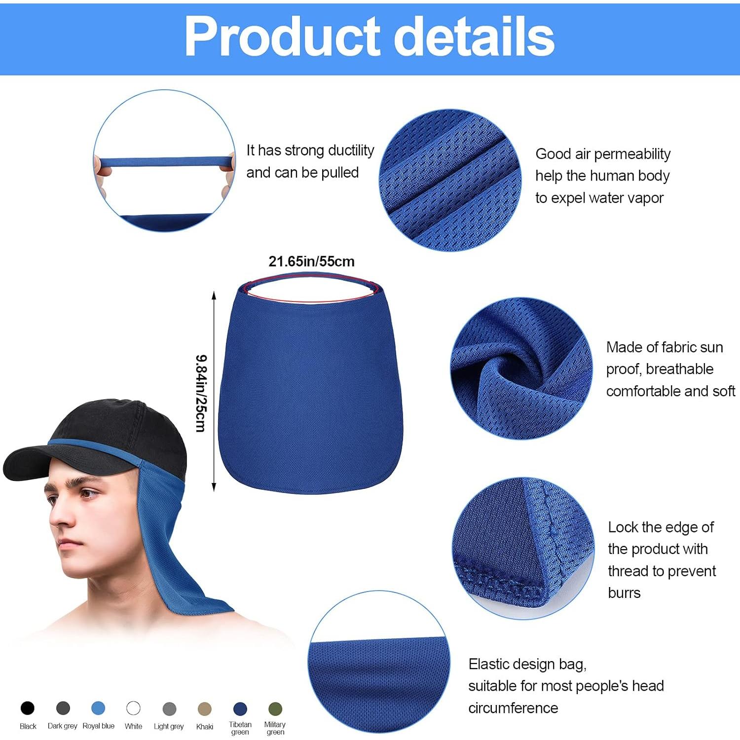 Gaiter de Cuello Tatuo Unisex 8 Piezas UV Protección Solar