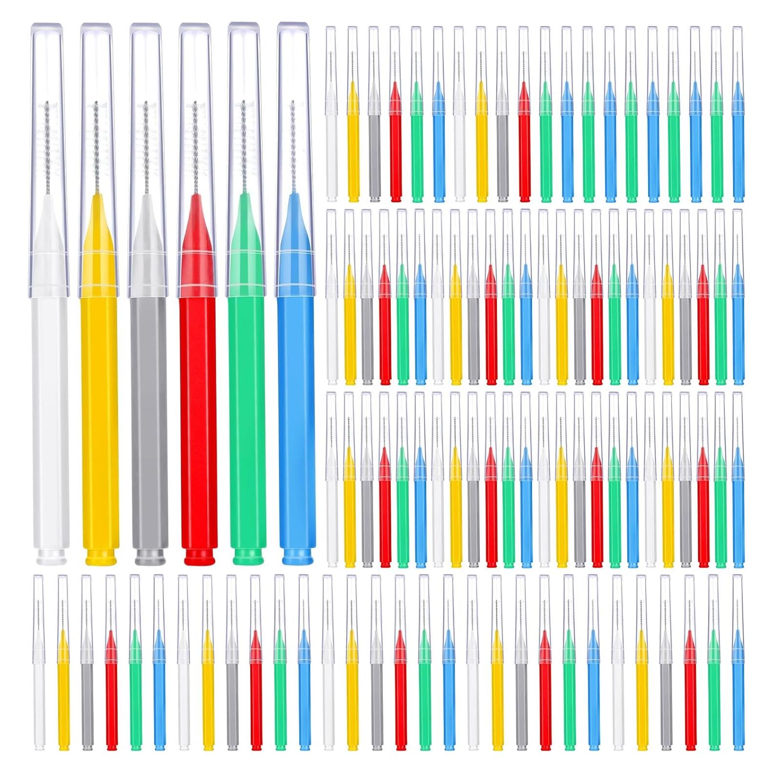 Cepillos Interdentales Patelai 100 Piezas Colores Variados