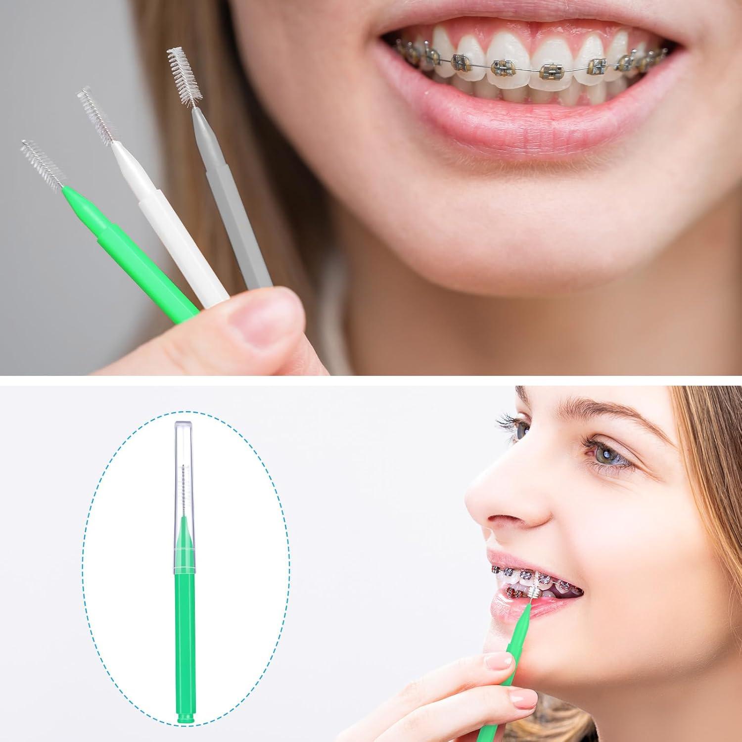 Cepillos Interdentales Patelai 100 Piezas Colores Variados