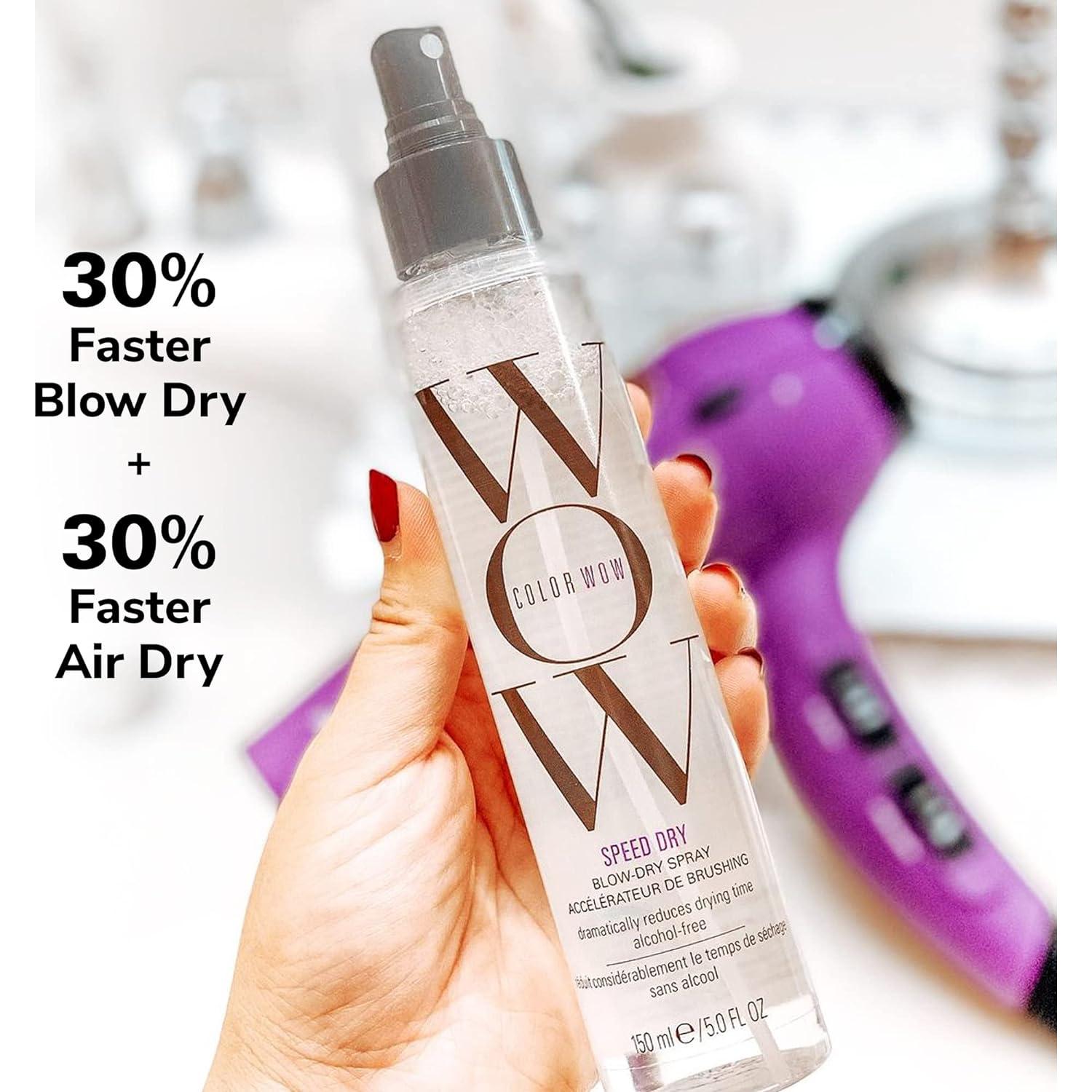 COLOR WOW Speed Dry Spray Seco 180ml - Protector Térmico y Secado Rápido