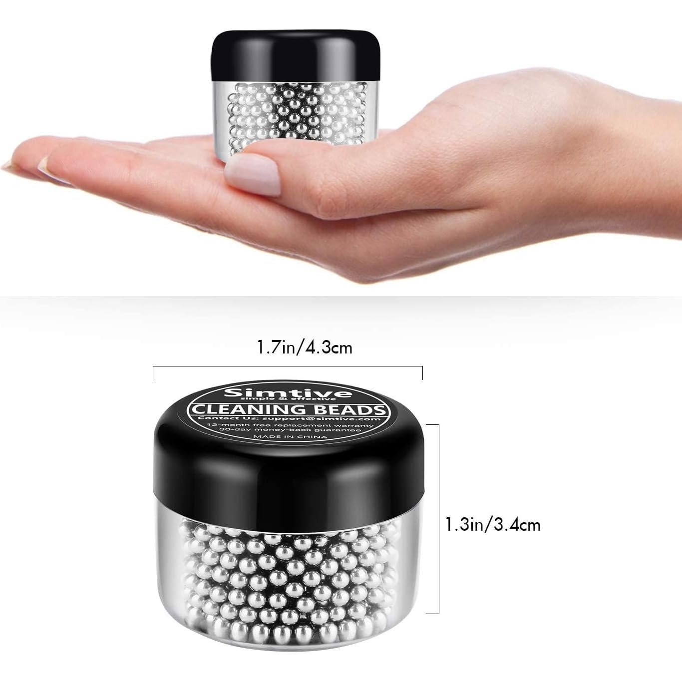 Perlas de Limpieza Simtive 1000 PCS Acero Inoxidable 304