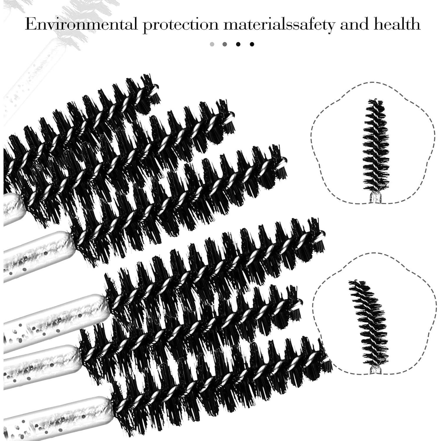 300 Varitas Desechables para Pestañas Obinhere - Negro