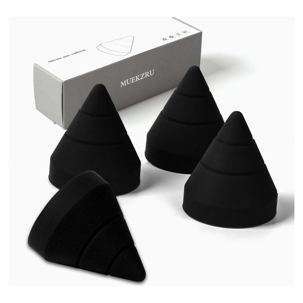 Protectores de Parachoques de Silicona Muekzru GJ-FZLBT Negro