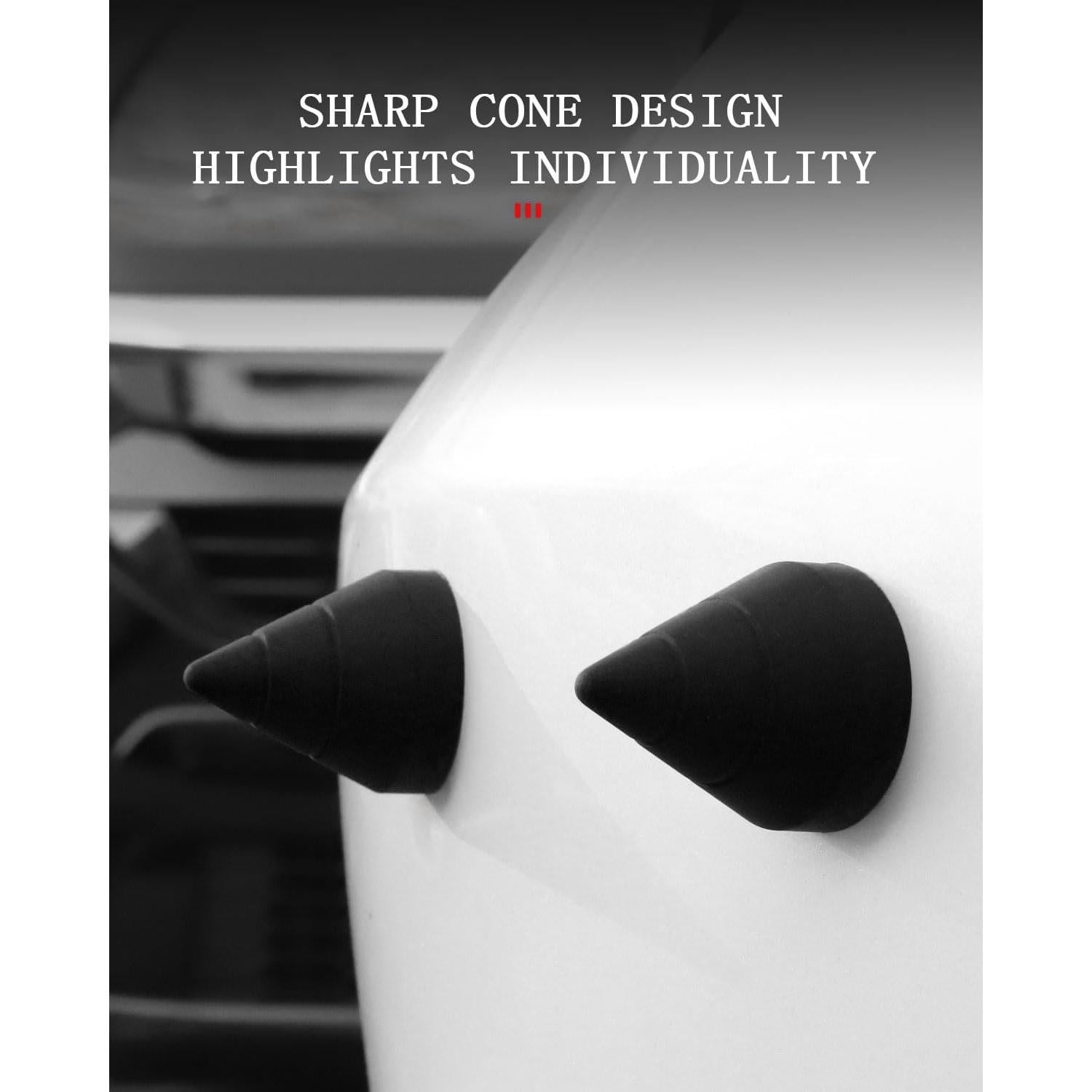 Protectores de Parachoques de Silicona Muekzru GJ-FZLBT Negro