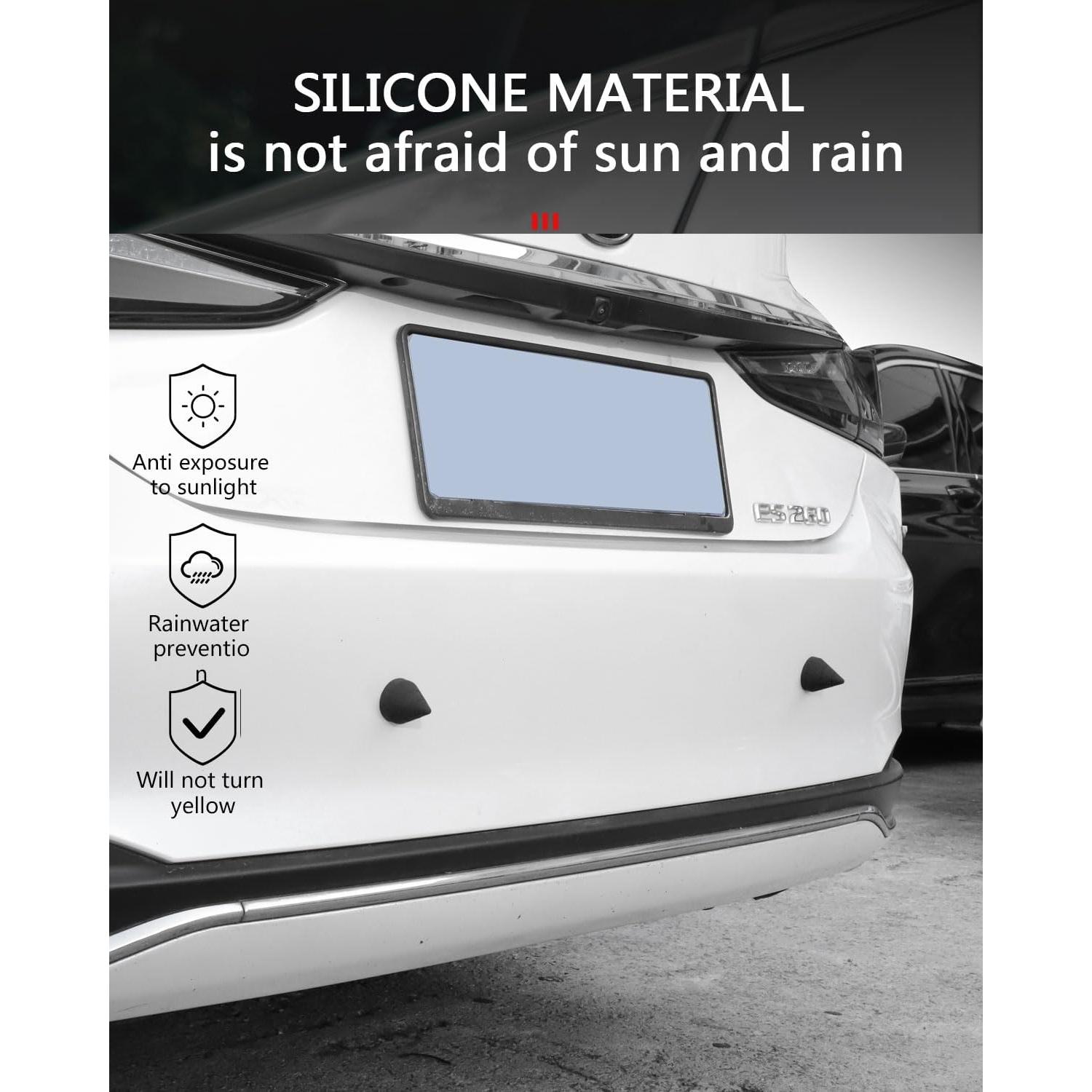 Protectores de Parachoques de Silicona Muekzru GJ-FZLBT Negro