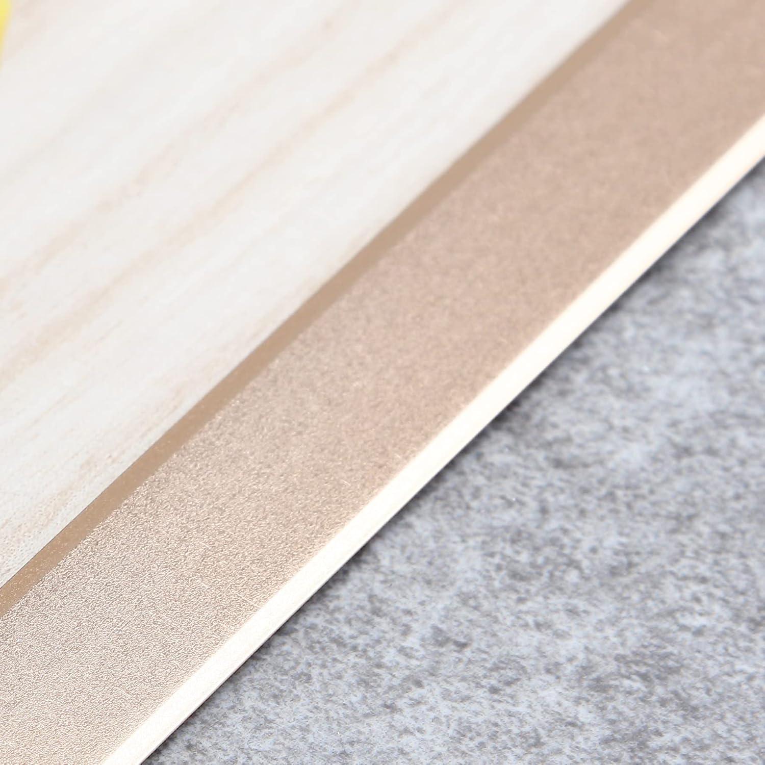 Tira de Moldura de Aluminio en T Trimold 0.9m Oro Mate