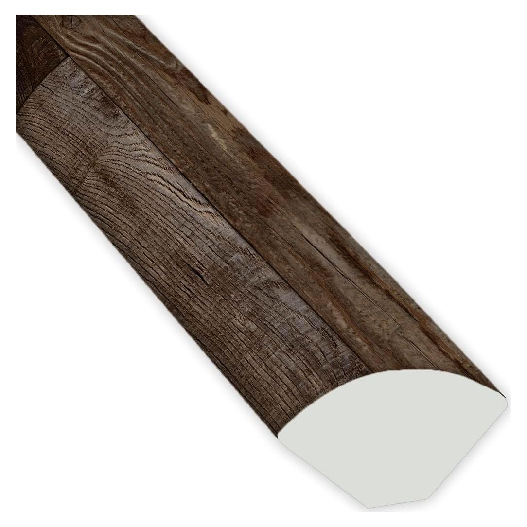 Moldura de Cuarto Redondo LVT MSI 238.8 cm Madera Derretida
