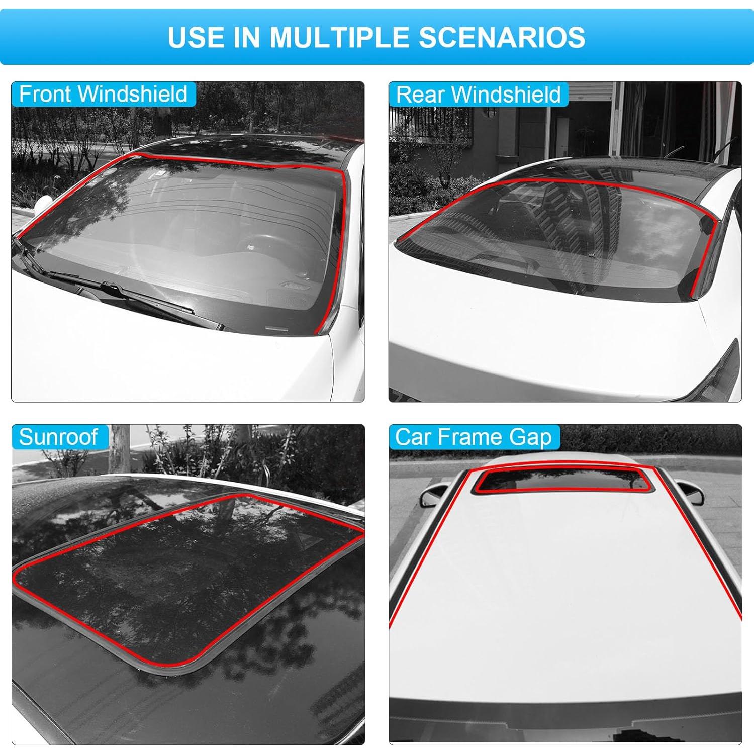 Tira de Sellado de Goma DOTAATDW 19mm x 7m para Parabrisas