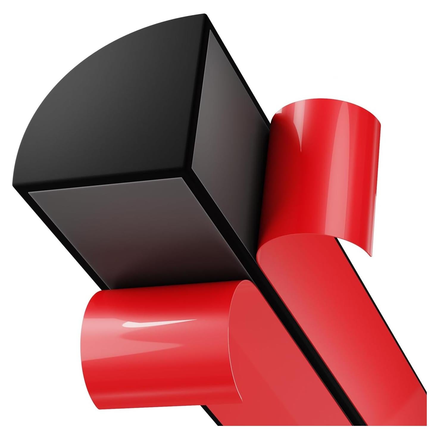 Moldura Flexible Autoadhesiva Ahua Walsong 99 cm Negra