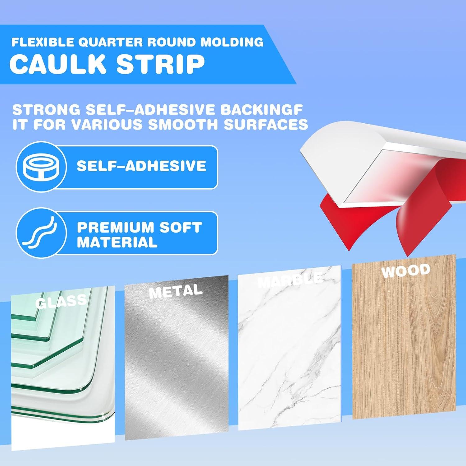 Moldura Flexible Autoadhesiva Ahua Walsong 99 cm Negra