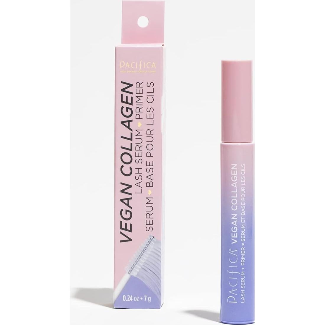 Suero y Primer de Pestañas 2 en 1 Pacifica - Colágeno Vegano