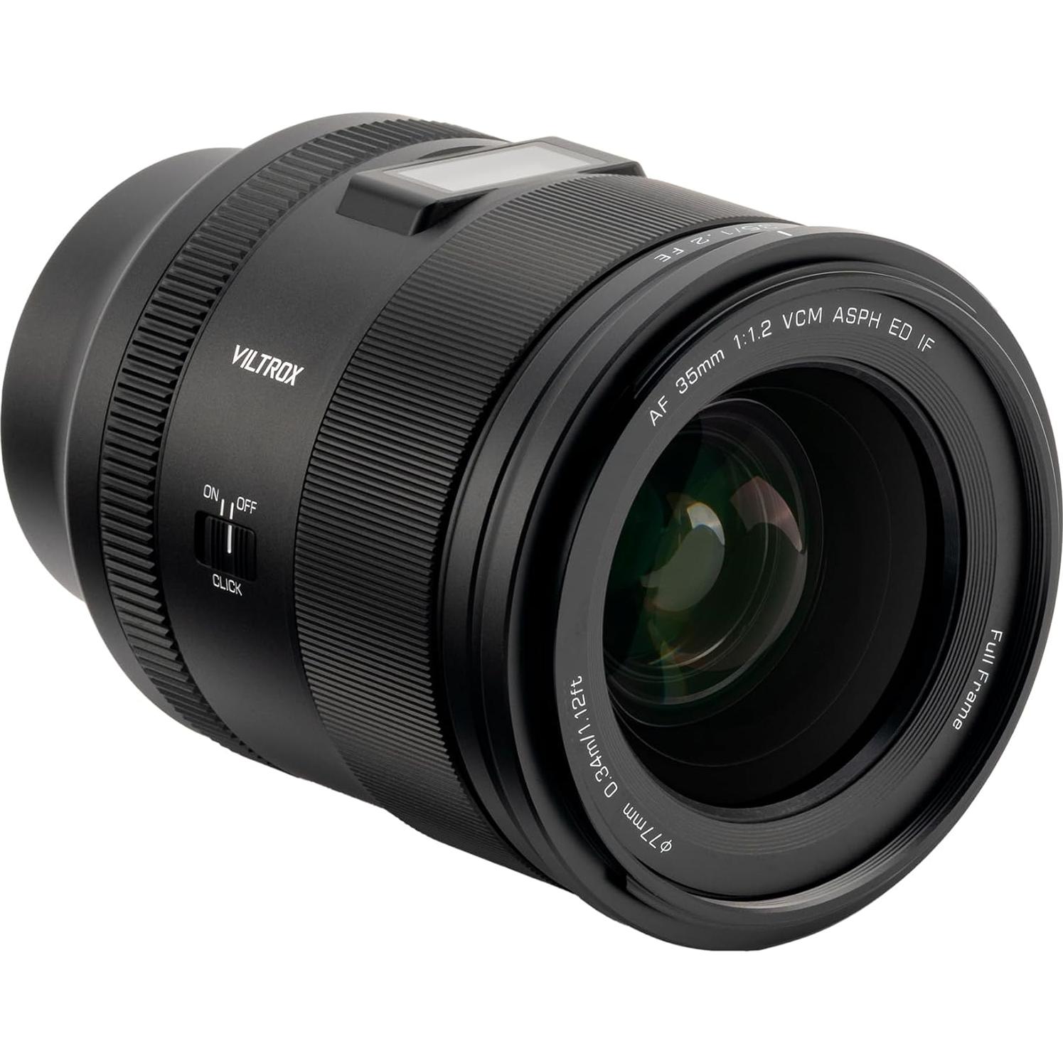 Lente VILTROX AF 35mm f/1.2 LAB FE para Sony E-Mount