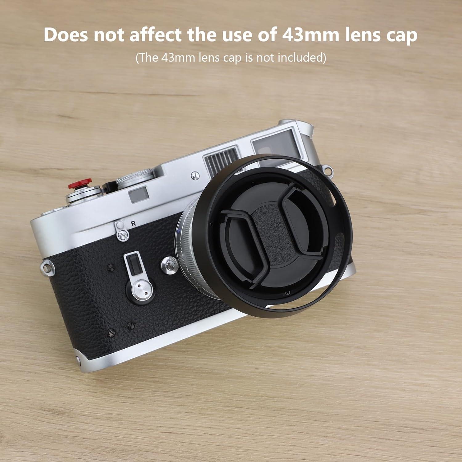 Capuchón de Lente Metálico Haoge LH-ZV05 para Carl Zeiss y Voigtlander