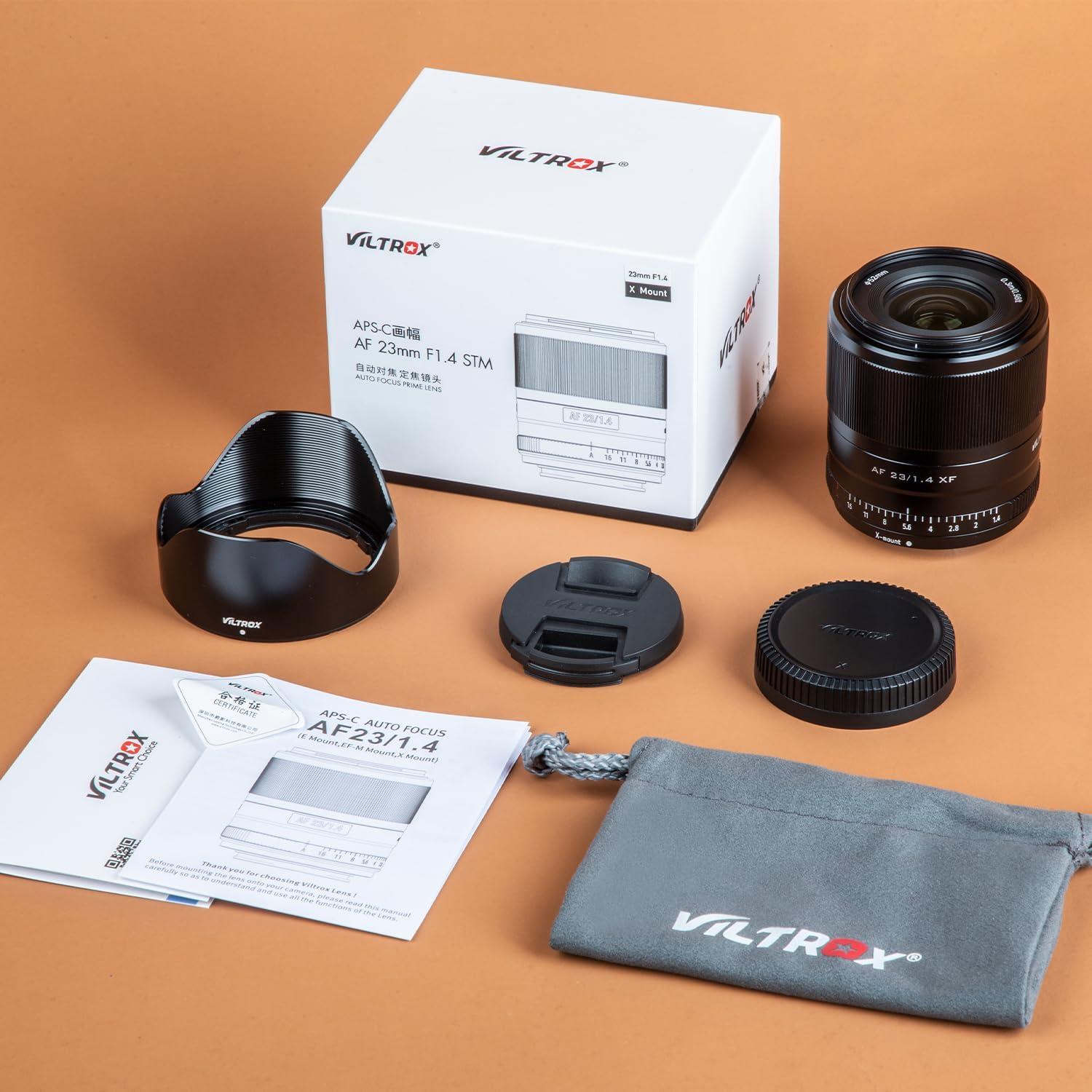 Lente VILTROX 23mm F1.4 para Cámara Fuji X-Mount