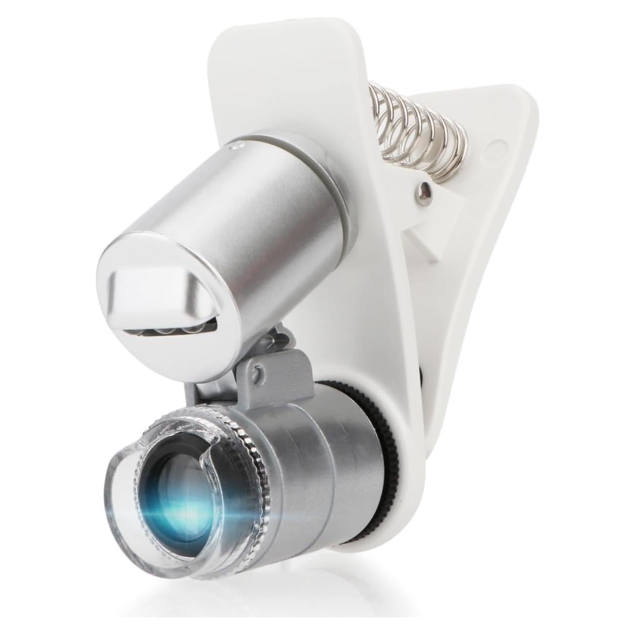 Lupa Clip-On Rongon 60X con LED y UV para Smartphones
