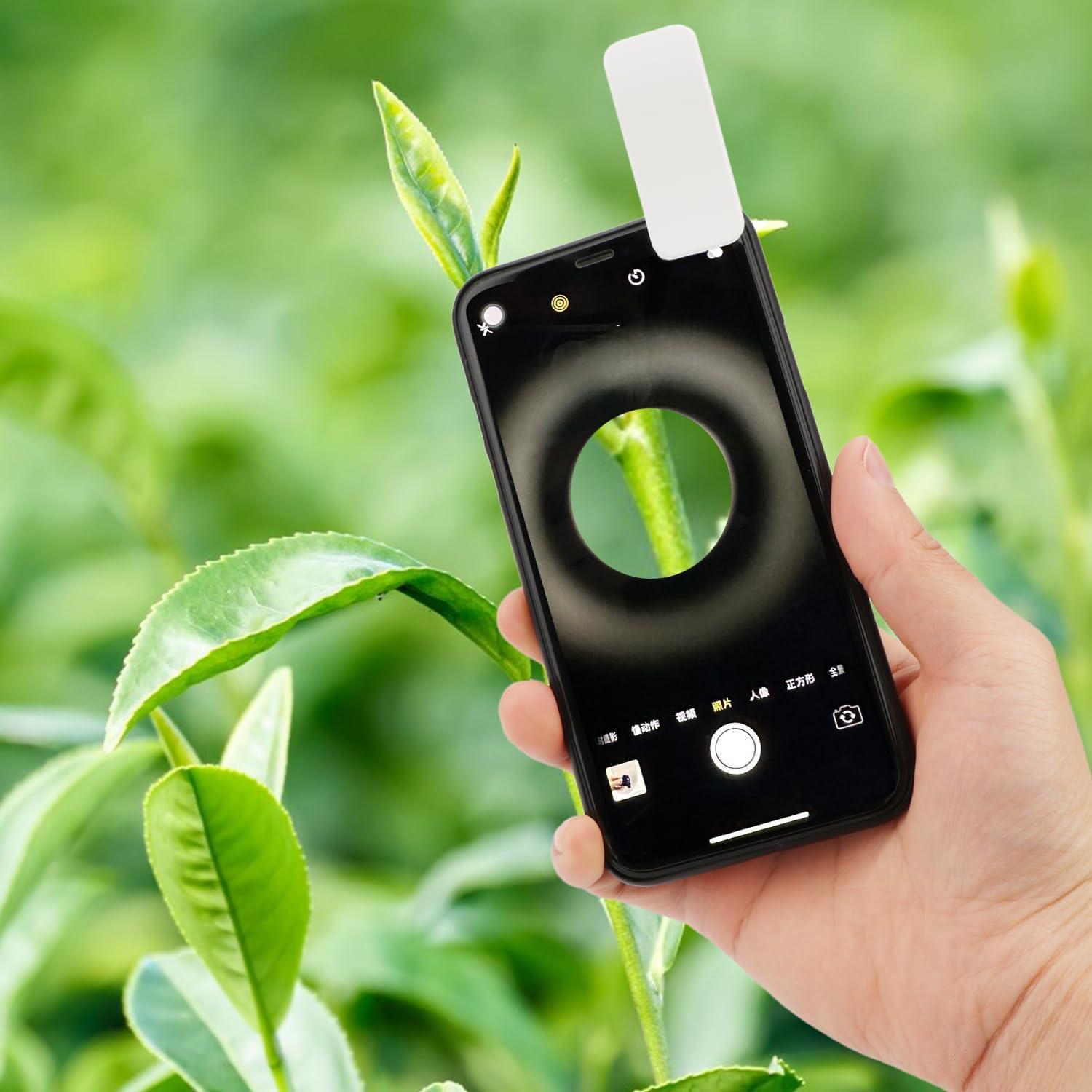 Lupa Clip-On Rongon 60X con LED y UV para Smartphones