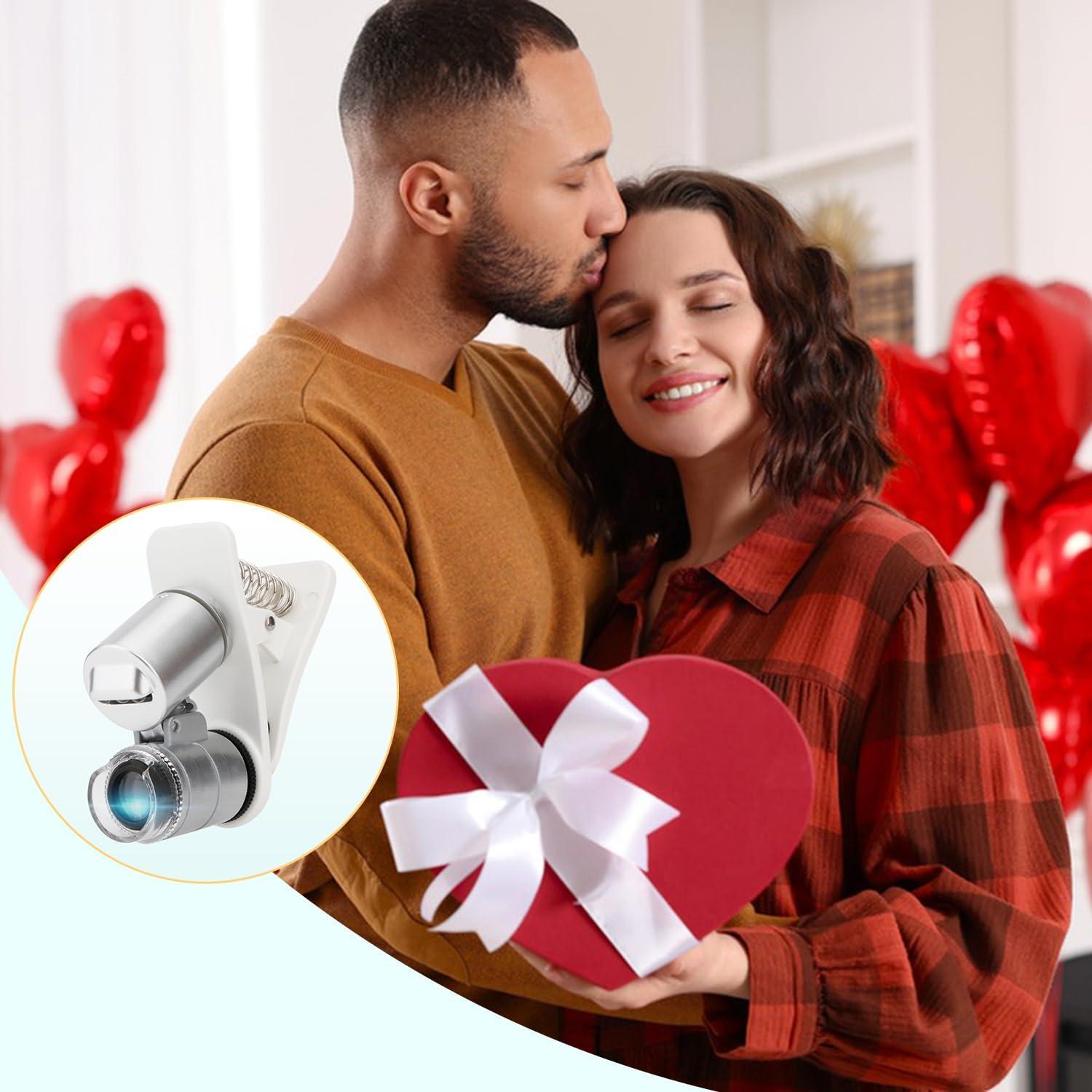 Lupa Clip-On Rongon 60X con LED y UV para Smartphones