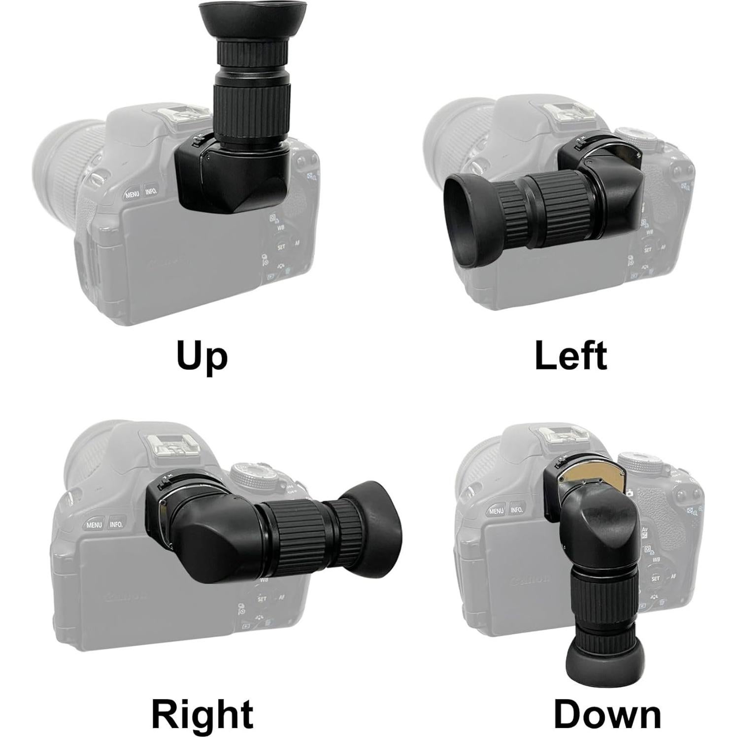 Visor de Ángulo Recto MOVE SHOOT MOVE para Cámara DSLR 90°