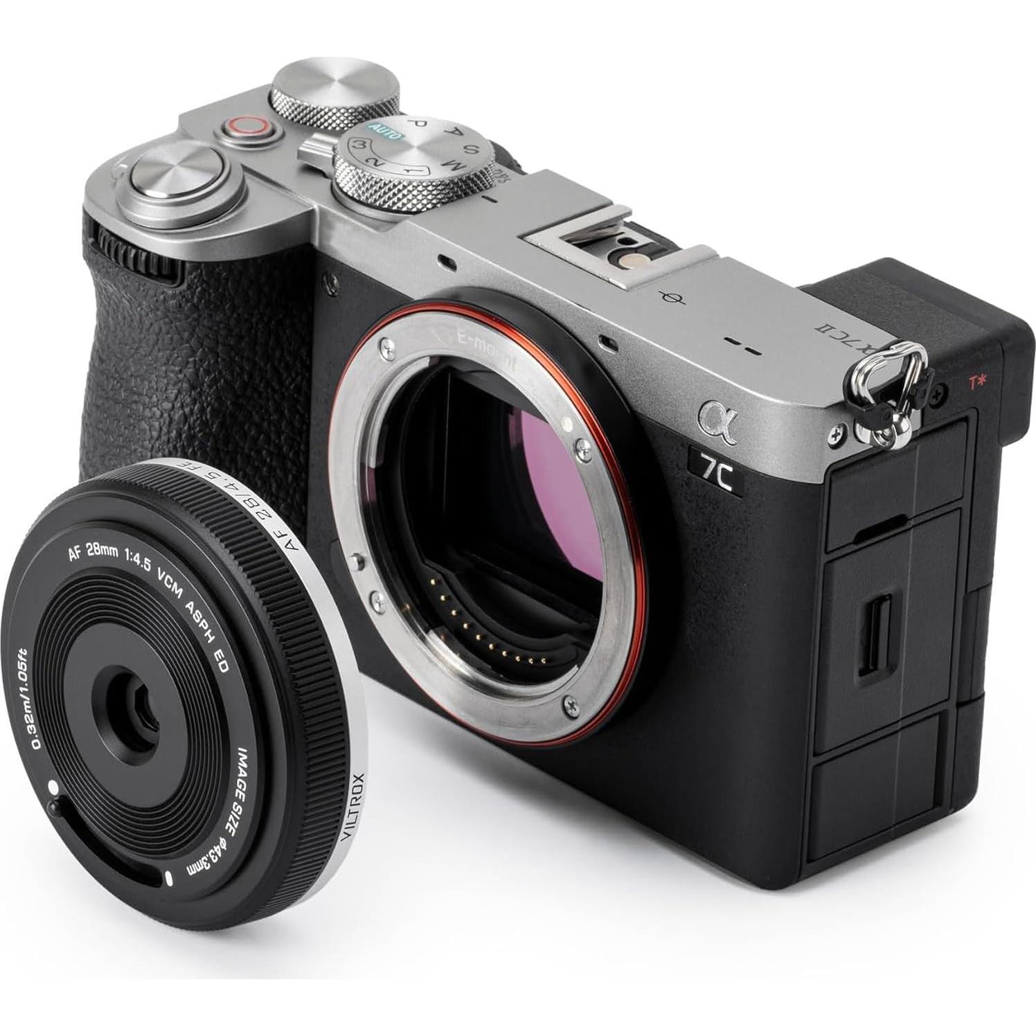 Lente VILTROX AF 28mm F4.5 Gran Angular E-Mount 400g