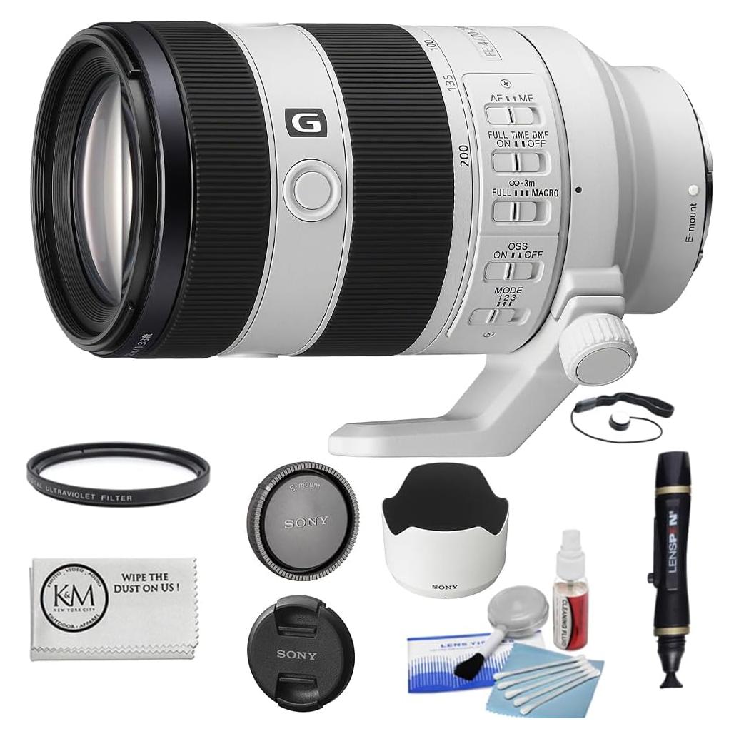 Lente Sony FE 70-200mm f/4 Macro G OSS II + Filtro UV 72mm