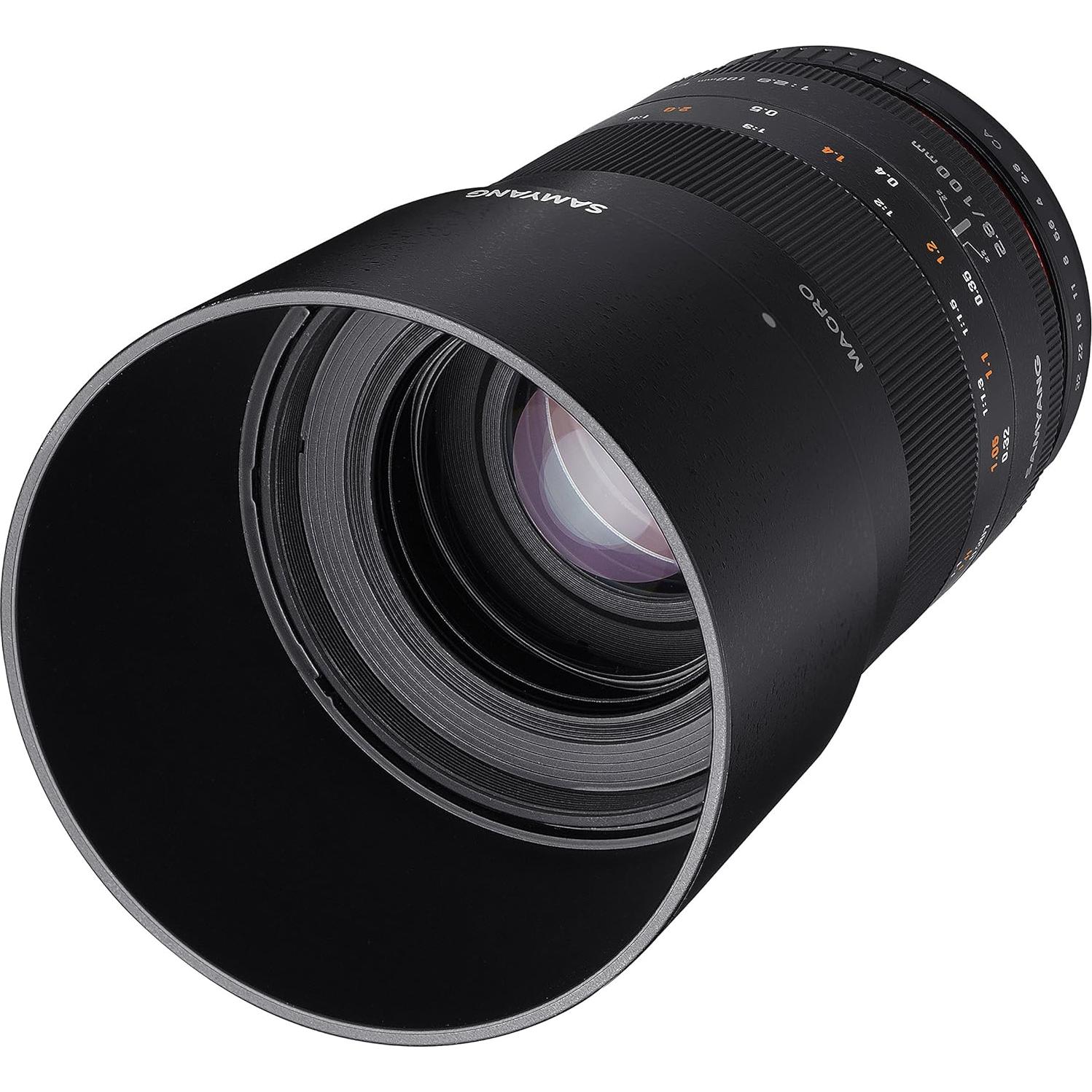 Lente Macro Samyang 100mm F2.8 ED UMC para Fuji X - 0.726 kg