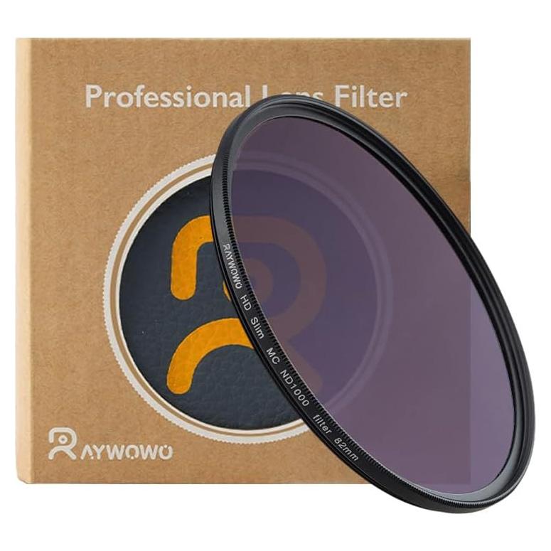 Filtro ND 72mm RAYWOWO ND1000 Densidad Neutra 10 Pasos