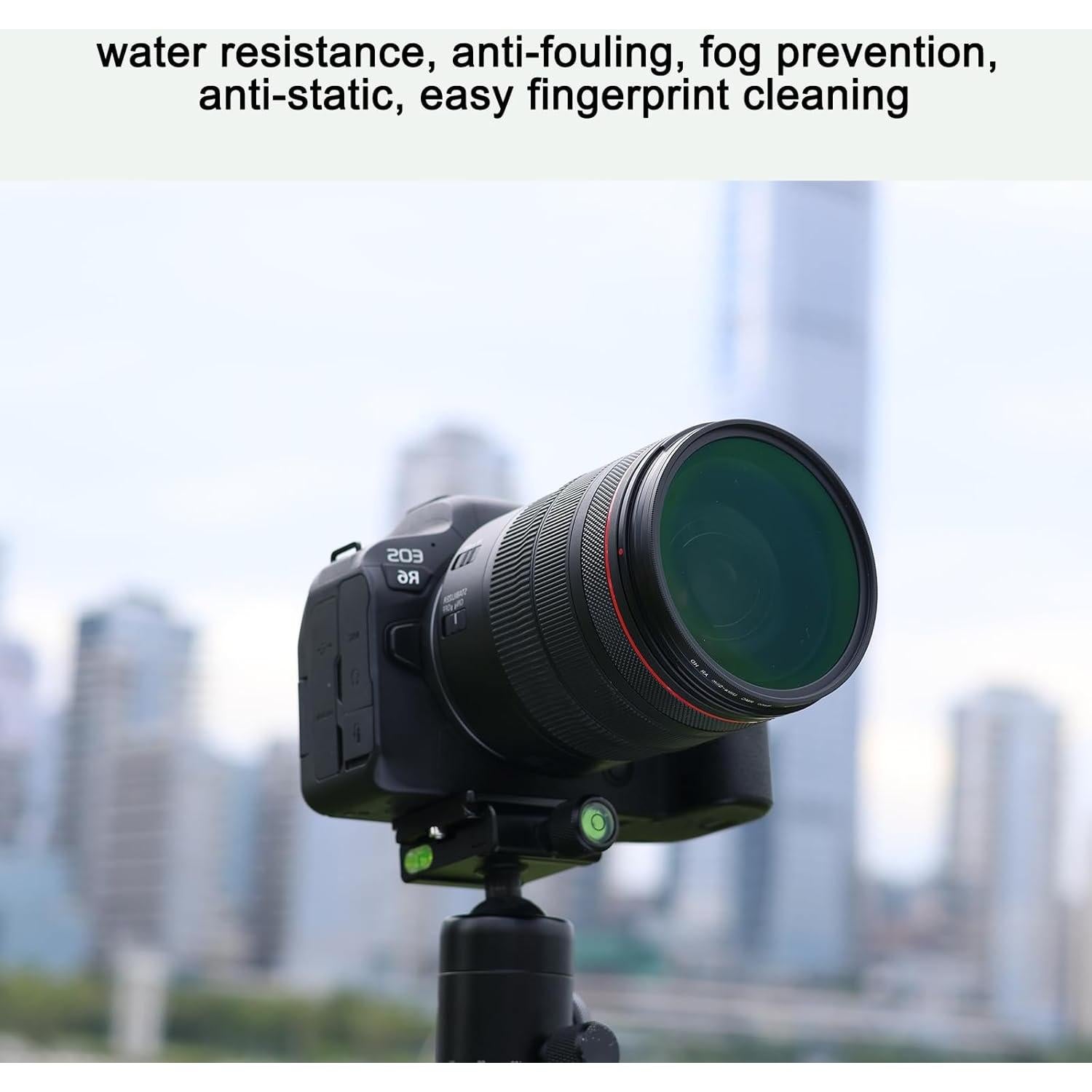 Filtro ND 72mm RAYWOWO ND1000 Densidad Neutra 10 Pasos