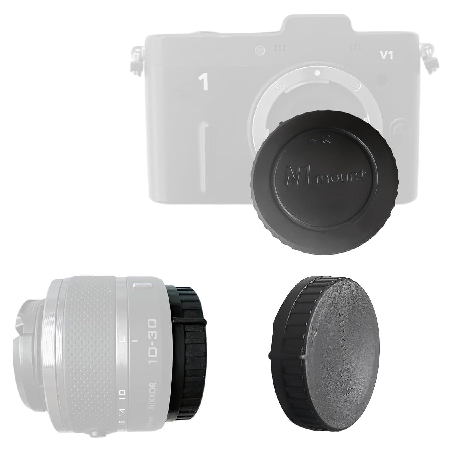 Tapa de lente trasera y cuerpo de cámara JINYU N1 compatible