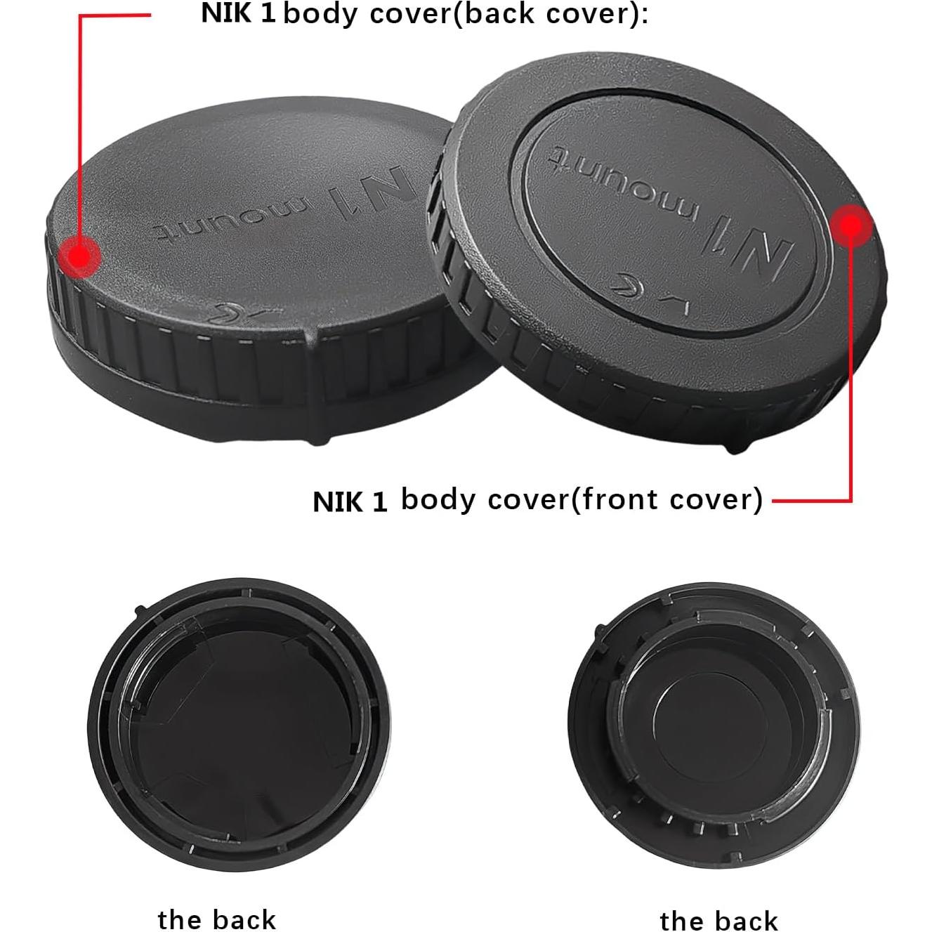 Tapa de lente trasera y cuerpo de cámara JINYU N1 compatible