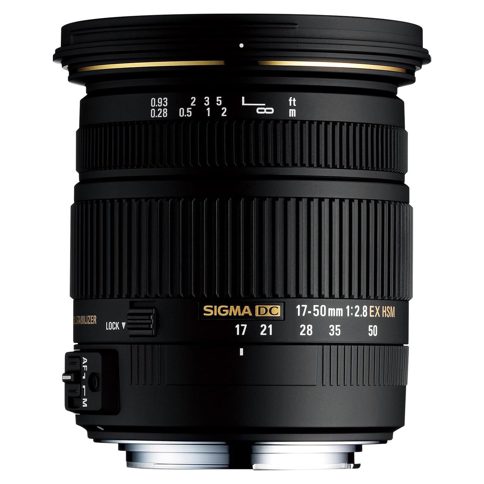 Lente Sigma 17-50mm f/2.8 DC OS HSM para Canon DSLR