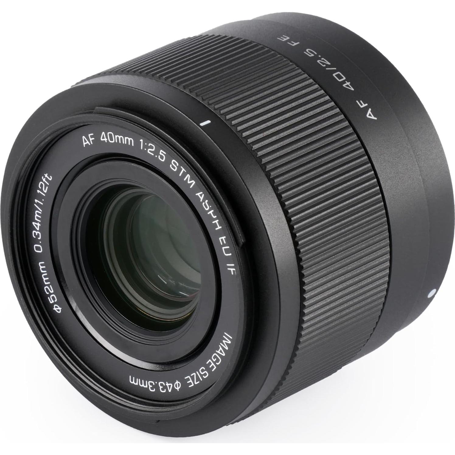 Lente Viltrox AF 40mm f2.5 E para Sony - Compacta y Ligera