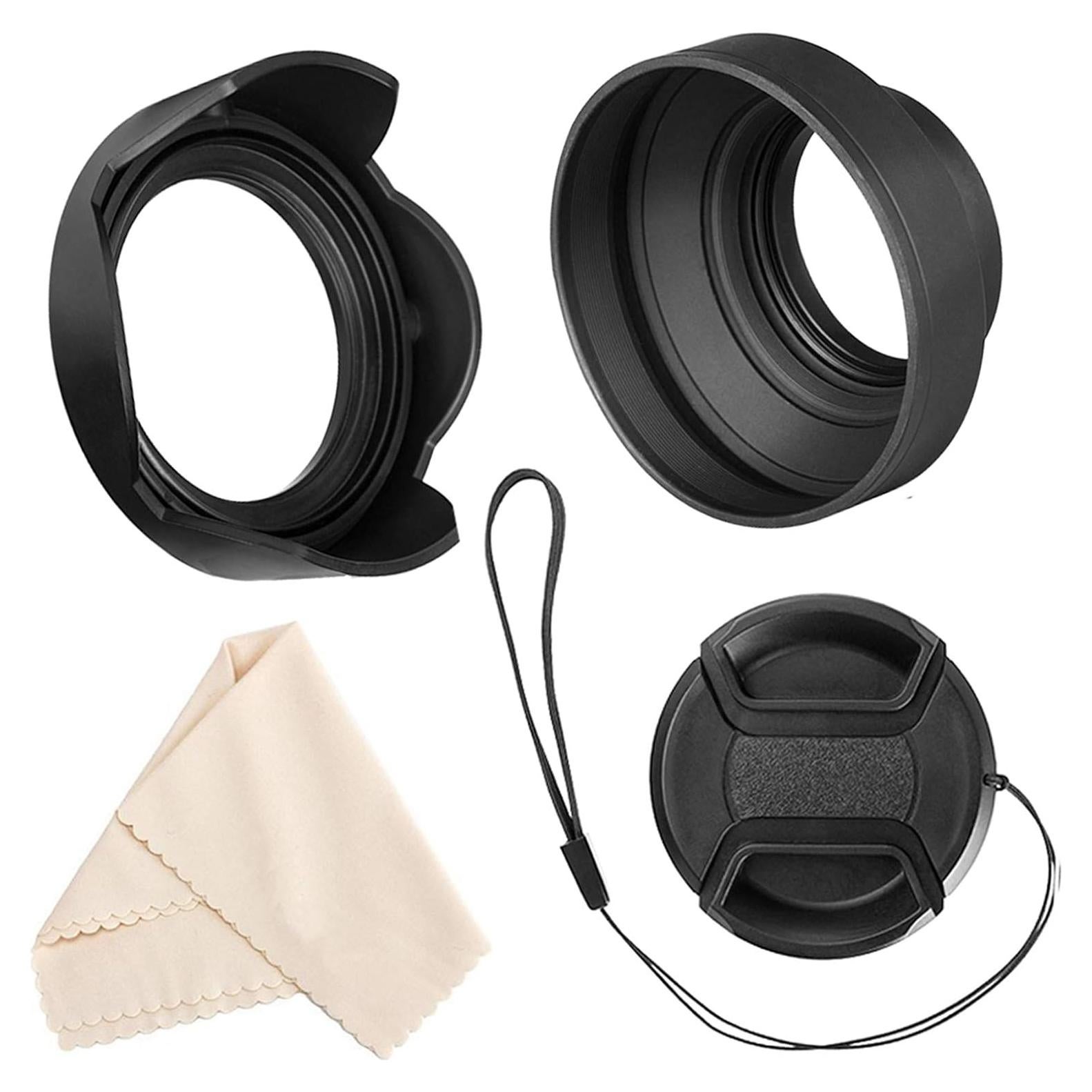 Juego de Parasoles 49mm Veatree para Lentes Canon y Sony