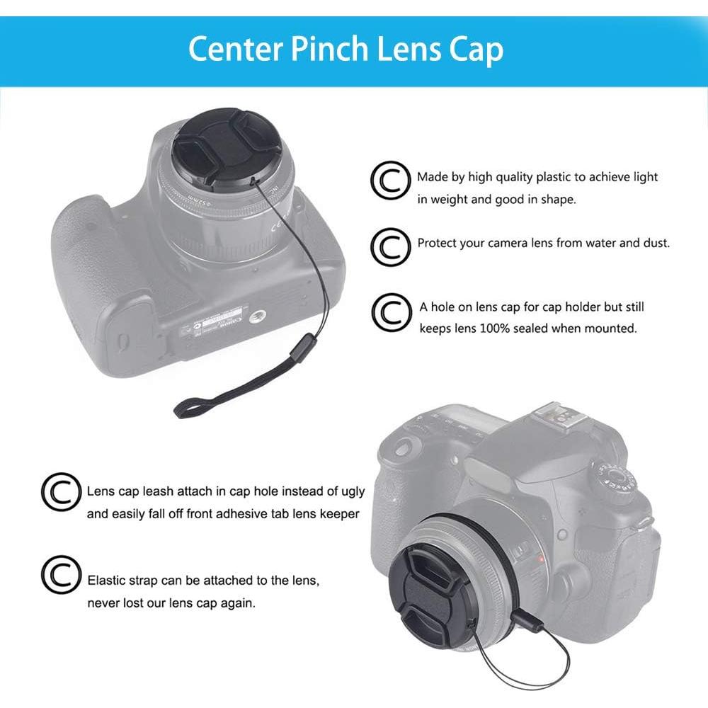 Juego de Parasoles 49mm Veatree para Lentes Canon y Sony