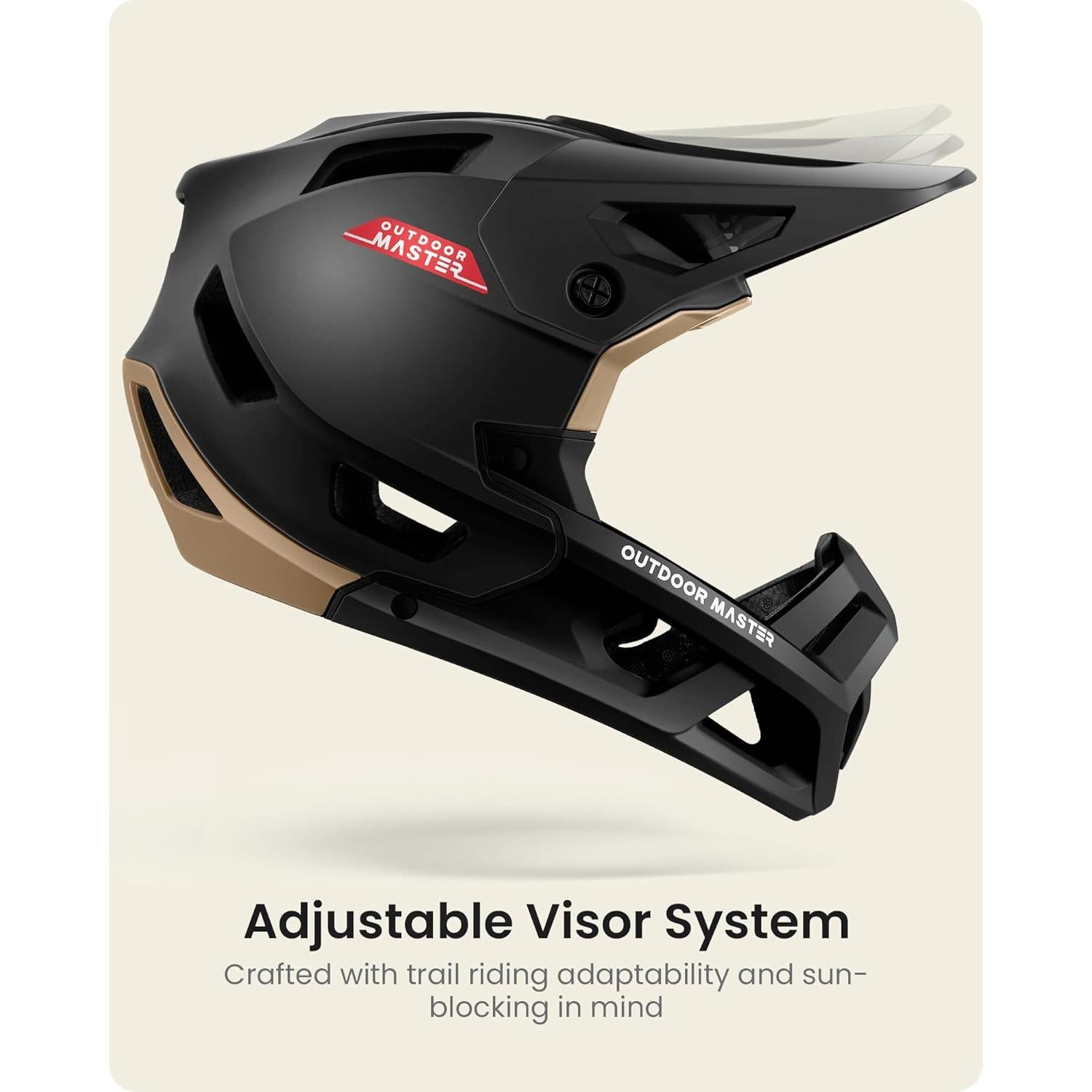 Casco Full Face OutdoorMaster Rinoceronte Azul Cielo 57-62 cm