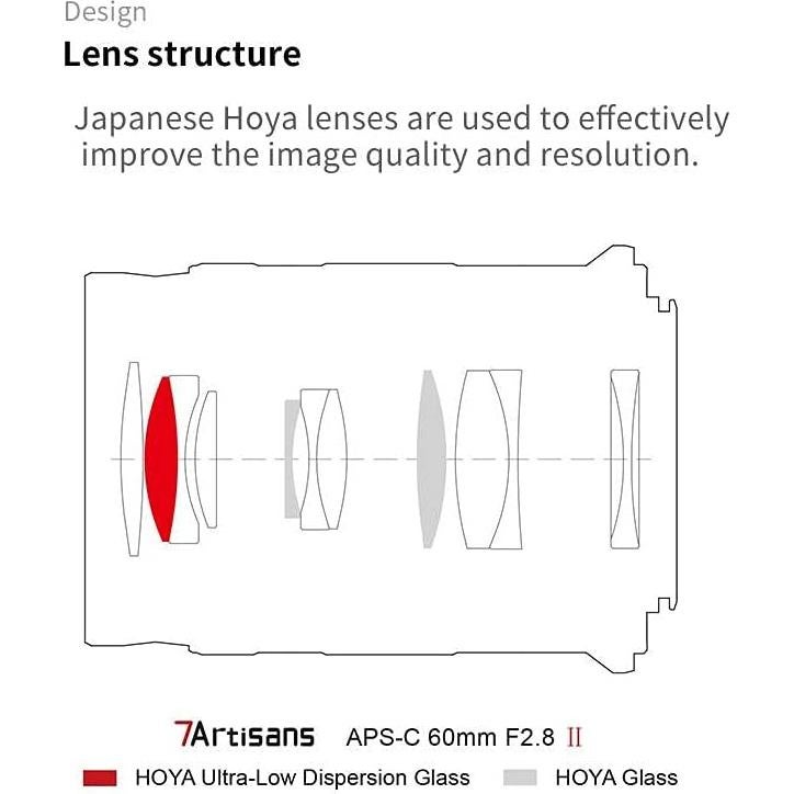 Lente Macro 60mm F2.8 7artisans para Fujifilm X - Enfoque Manual
