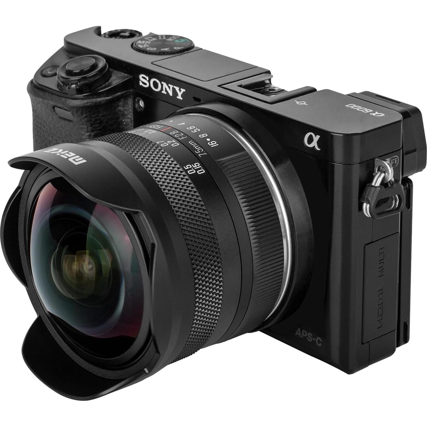 Lente Ojo de Pez Meike 7.5mm f2.8 para Sony E-Mount