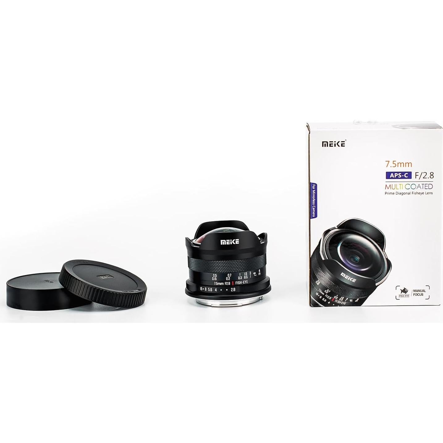 Lente Ojo de Pez Meike 7.5mm f2.8 para Sony E-Mount